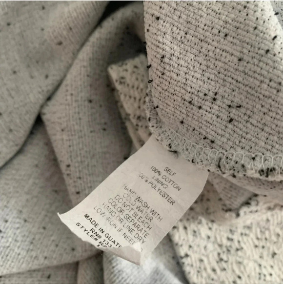 EUC- Altar’d State Sleeveless Scalloped V-Neck Dress-Cream/Blk Speckle - Picture 8 of 8